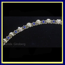 F BOUCHERON Antique Victorian Bracelet 18k Gold Sapphires Faces Masks (7000)