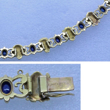 F BOUCHERON Antique Victorian Bracelet 18k Gold Sapphires Faces Masks (7000)