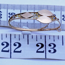 Antique Georgian Poissarde Earrings 18k Fold French late 18th-early19th C (7036)