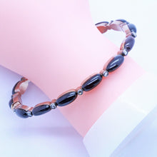 Antique Victorian Bangle Bracelet Gold Garnets Diamonds (7043)