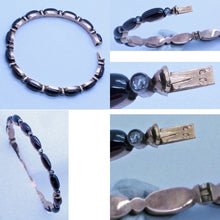 Antique Victorian Bangle Bracelet Gold Garnets Diamonds (7043)