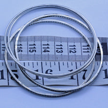 Antique Art Deco Set 4 Bangle Bracelets Silver Diamonds French 1910-1920 (7030)