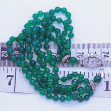 Antique Art Deco Bracelet Platinum Diamonds Chrysoprase / Gem Chalcedony (7066)