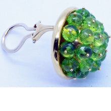 Valentin Magro Earrings Ear Clips 18k Gold and Peridot Retail 16000.00 (7062)