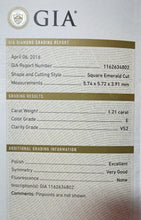 Antique Vintage Deco Ring Asscher Cut E Diamond GIA Platinum Engagement (7072)