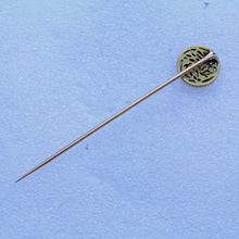 Signed WIESE Antique Victorian Brooch Pin Tie Scarf 18k Gold French Unisex (7101)