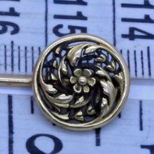 Signed WIESE Antique Victorian Brooch Pin Tie Scarf 18k Gold French Unisex (7101)