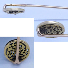 Signed WIESE Antique Victorian Brooch Pin Tie Scarf 18k Gold French Unisex (7101)