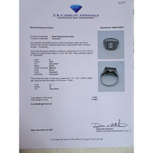 Antique Vintage Deco Ring Asscher Cut E Diamond GIA Platinum Engagement (7072)