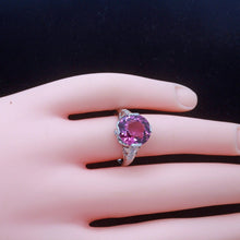 Antique Art Deco Ring Platinum Pink Tourmaline Diamonds Engagement Ring (7076)