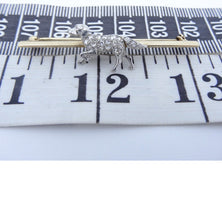 Antique Brooch Victorian Dog Diamonds 14k Gold Platinum Retriever Pointer (5895)