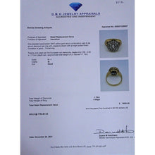 Antique early Victorian Ring 18k Gold Diamonds French Unisex (7112)