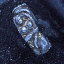 Froment-Meurice Antique Ring Steel Gold Figural Nude Mixed Metal Unisex (7120)