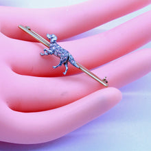 Antique Brooch Victorian Dog Diamonds 14k Gold Platinum Retriever Pointer (5895)