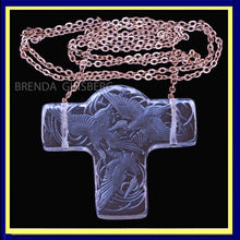 R. Lalique Antique Glass Pendant Storks Cignognes 1919 Gold Chain Unisex (7123)