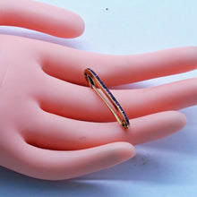 LACLOCHE FRES PARIS Antique Brooch 18k Gold Rubies Safety Pin Original Box (7141)