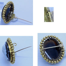 Carlo Giuliano Antique Cameo Brooch 18k Gold Carved Agate Victorian (7121)