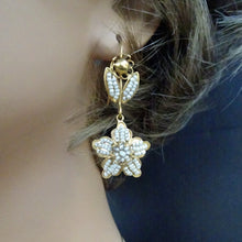 Antique Jewelry Set Earrings Brooch-Pendant Gold Natural Pearls Bridal (7155)