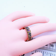 Antique Queen Anne Early Georgian Ring 18k Gold Rubies Unisex Man or Woman(7154)