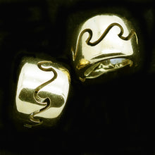 VCA Van Cleef and Arpels Earrings Hoop Ear Clips 18k Gold Vintage French (5884)