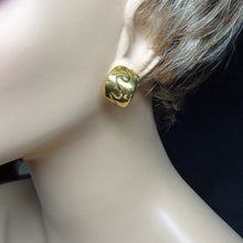 VCA Van Cleef and Arpels Earrings Hoop Ear Clips 18k Gold Vintage French (5884)