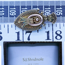 Victorian Etruscan Revival Dangle Earrings Gold Granulation Filigree (6428)