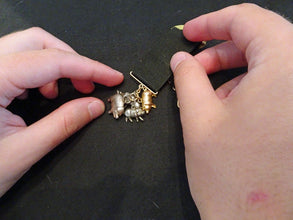 Antique Victorian Watch Fob w Pig Charms Various Metals (6660)