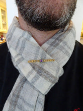 Antique Etruscan Revival Brooch Gold Demantoid Garnets Amethyst Unisex (6851)