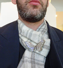 Antique Victorian Brooch Butterfly 15ct Gold Diamonds Rubies Lepidoptera (6920)