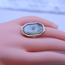 Antique Georgian Miniature Eye Ring 14k Gold