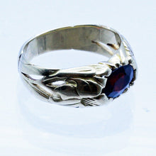 Henri Vever Signed Art Nouveau Ring 18k Gold Garnet Victorian French Unisex(7178)