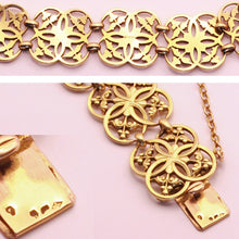 Jules Louis Wiese Antique Bracelet 18k Gold Gothic Renaissance Revival (7177)