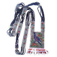 Antique French Art Deco Beaded Sautoir - long Necklace (4627)