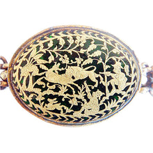 Antique 22k Gold Indian Armband / Pendant Thewa Work Deer  w Dog Unisex(4913)