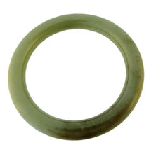 Antique Chinese Jade Bangle Bracelet Hand Carved from One piece of Jade