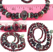 Vintage Necklace Diamond Spinel Natural Burma No Heat GIA Cert & Appraisal (5179