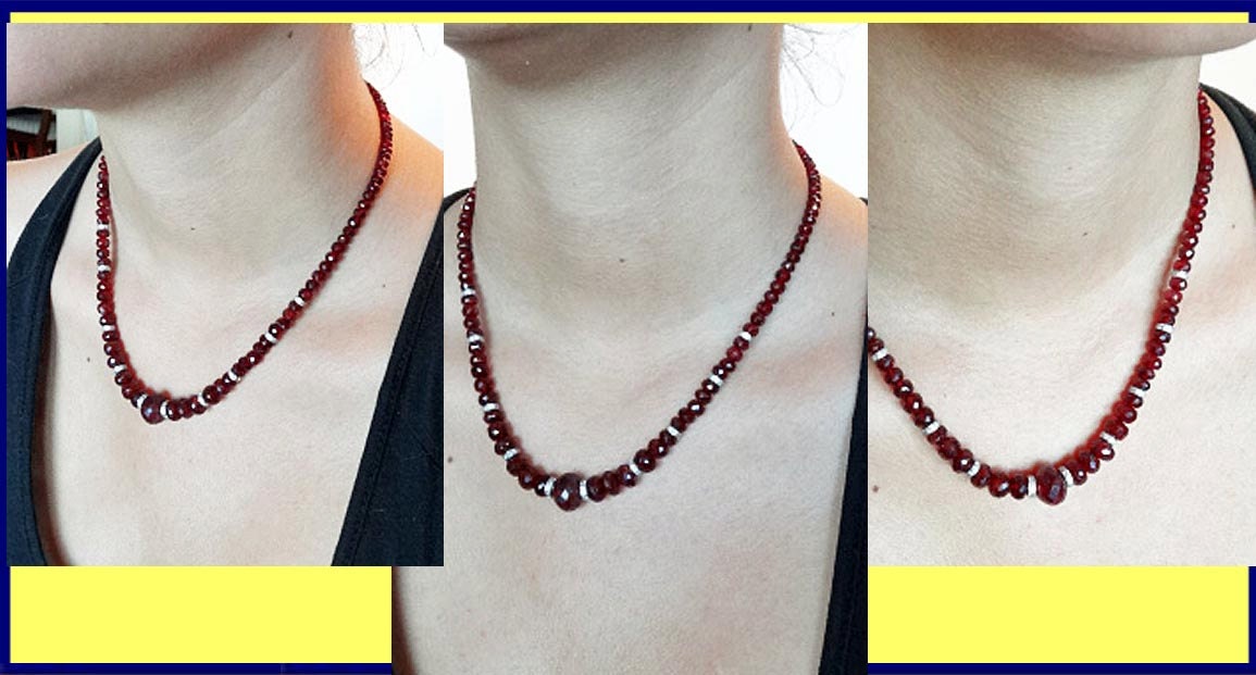 Vintage Necklace Diamond Spinel Natural Burma No Heat GIA Cert & Appraisal (5179