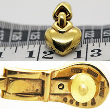 Bulgari Bvlgari Earrings Ear Clips 18k Gold 3 Heart Ear Pendants box (5907)