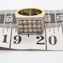 Vintage Man's Ring 18k Gold 1.50ct Diamonds w Appraisal Unisex (5916)