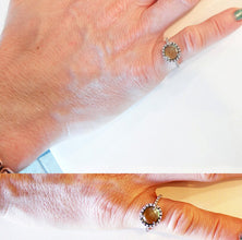 Pomellato Ring 18k W Gold Peridot Diamond Papers Box w Appraisal (5950)