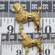 Vintage 14k Gold Brooch French Poodle Dog Made Sloan Co New York C1950 (5972)