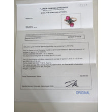 Antique Victorian Ring Ruby Diamond Crossover 18K Gold w Appraisal (5257)