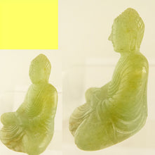 Antique Chinese Carved miniature Jade Sculpture Buddha Qing Dynasty China  (5529)