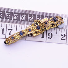 Antique Imperial Russian Romanov era bracelet gold sapphires Art Nouveau (7236)