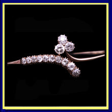 antique bangle bracelet gold diamonds lucky 