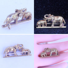 Antique Victorian Brooch 18k Gold Elephant Baby Elephant Unisex Happy (7219)