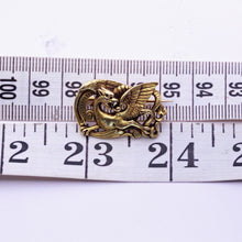 Louis WIESE antique brooch Dragon Eagle Snake 18k gold Original Box Unisex (7234)