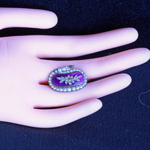 Antique Georgian snake brooch gold pearls diamonds enamel gems ouroboros (7271)