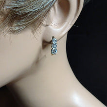 Antique Vintage Earrings 18k gold and diamonds circa 1930 Hungary (7196)