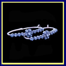 antique Georgian poissarde poissardes hoop earrings gold silver diamonds pearls